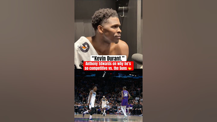 Ant loves playing against KD 🙌