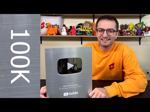 Unboxing My 100,000 Subscribers Milestone Award: Silver Play Button ...