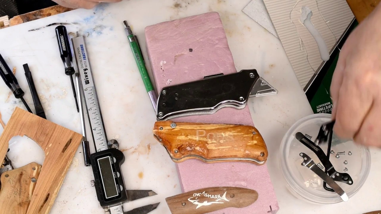 The Making of a Utility Knife Scales Episode 1 YouTube