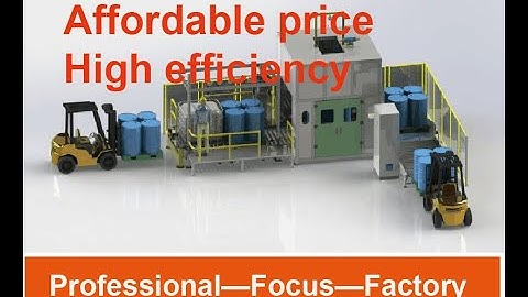 fully automatic drum filling machine with automatic screw cap#Drum filling machine#Automatic #drums