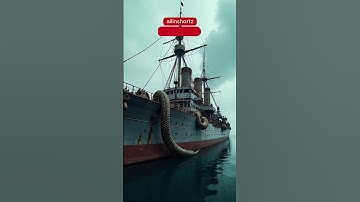 Nature Exploration | Abandoned Battleship and Python Scenery | #trending  #shorts #ai #abandoned