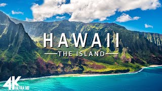 FLYING OVER HAWAII  (4K UHD) - Relaxing Music Along With Beautiful Nature Videos - 4K Video HD