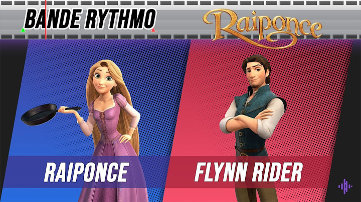 [BANDE RYTHMO] Raiponce - Raiponce tient Flynn Rider en otage.