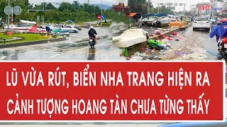 The flood has just receded, Nha Trang beach shows an unprecedented scene of devastation.