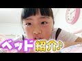 ベッドの上のいろいろ紹介♪