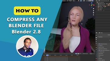How To Compress Any Blender File - Blender 2.8