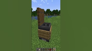 How To Make Trash Can In Minecraft .#shorts