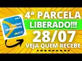 AUXÍLIO EMERGENCIAL - VEJA QUEM RECEBE NESTA QUARTA-FEIRA 28/07