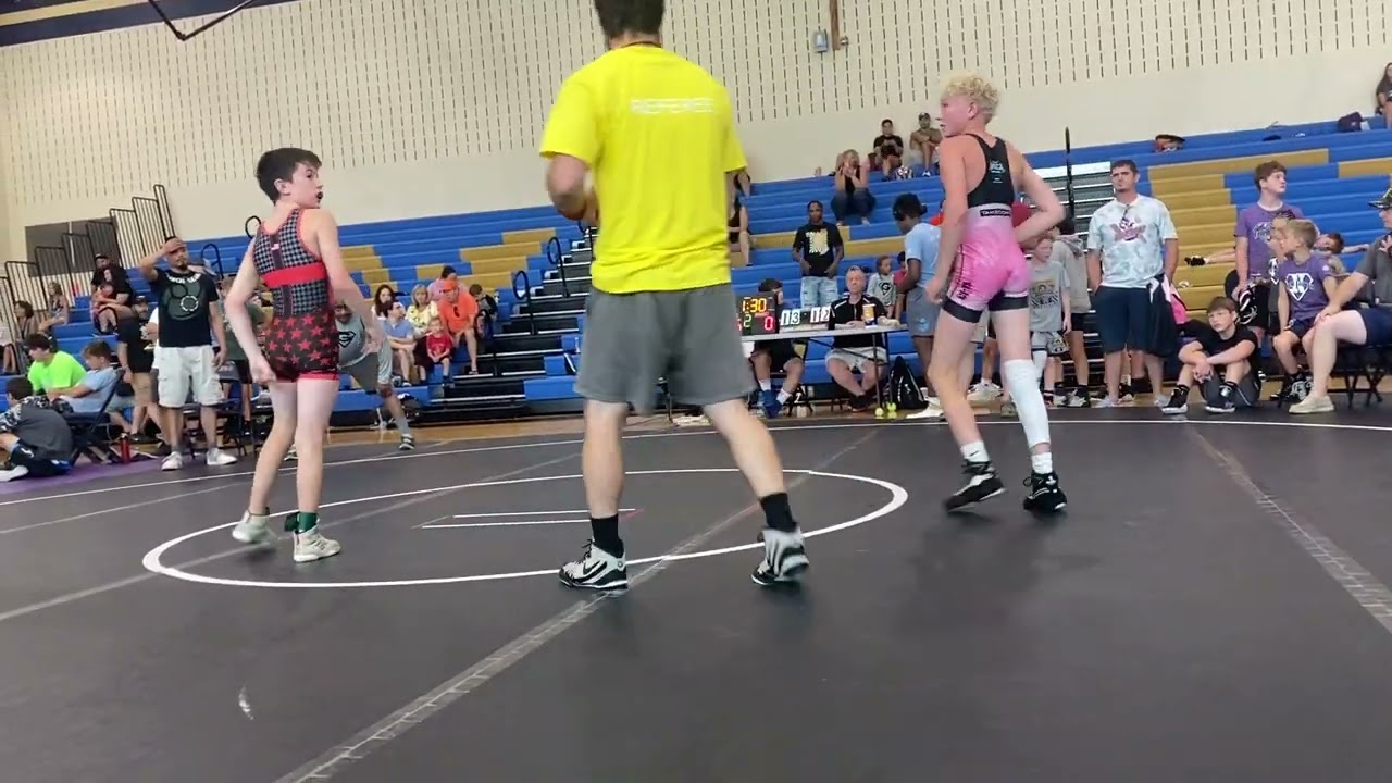 Eddie's first match at the Crusade Duals 7-24-2022