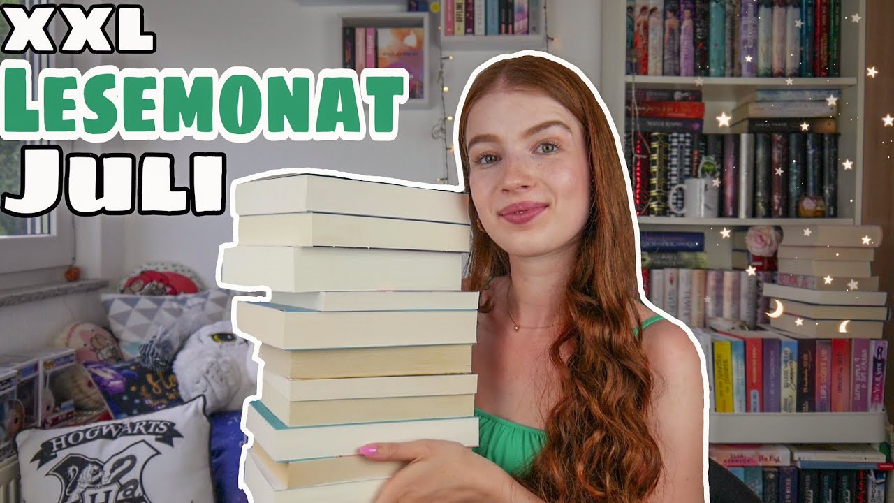 XXL Lesemonat Juli 2022 | 15 gelesene Bücher! Ganz viele Sommerbücher Empfehlungen :)