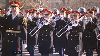 Obama reviews the troops for 2nd inauguration