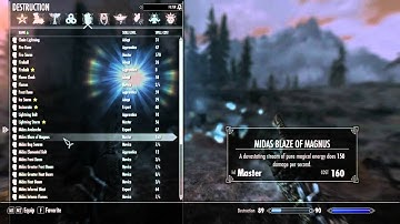 Skyrim - Midas Magic Mod Gameplay