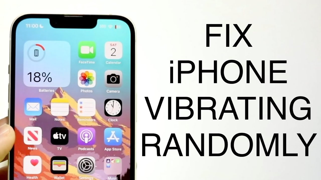 How To FIX iPhone Randomly Vibrating! (2023) - YouTube