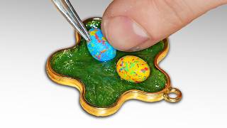 Making Easter Pendant Ideas. Jewelry Bezel / Resin Art