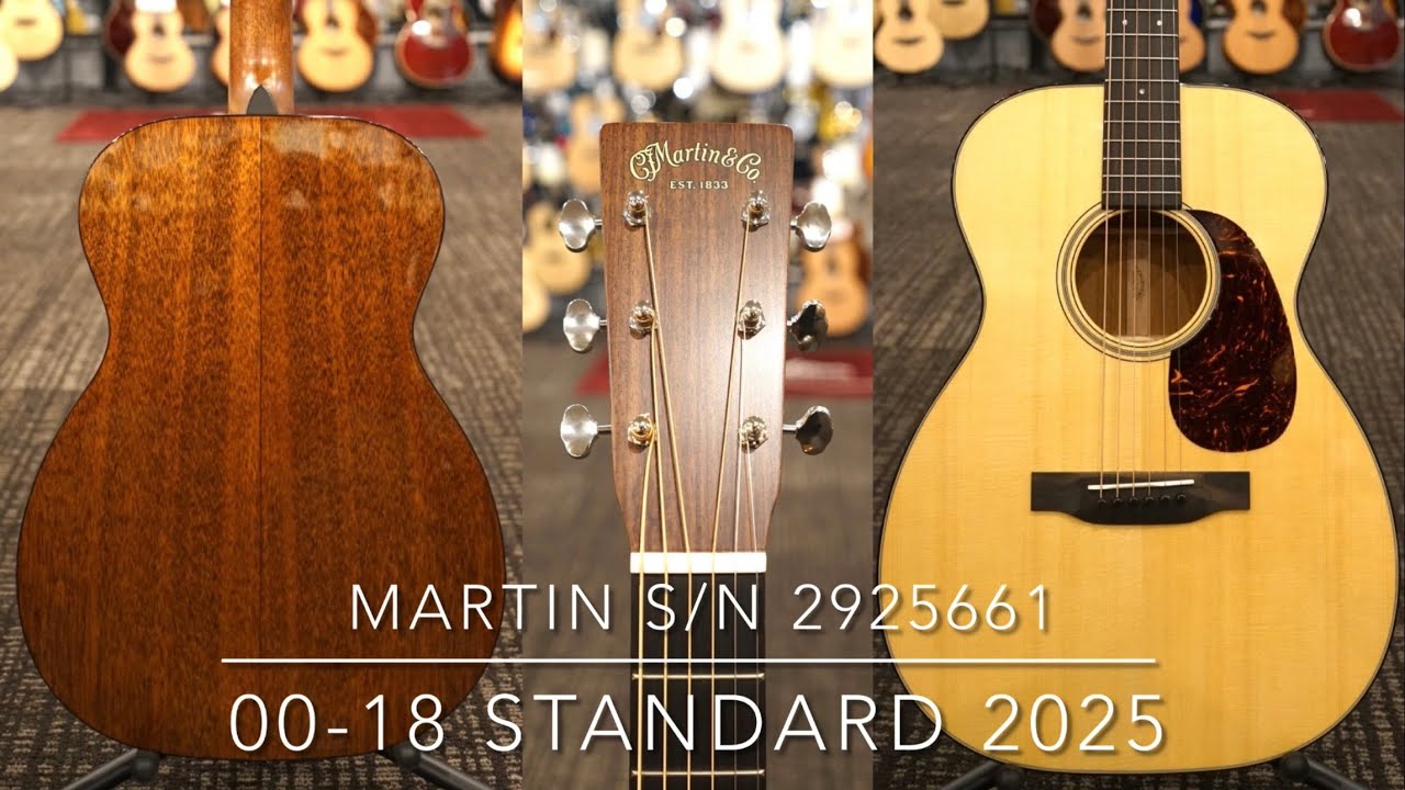 Martin 00-18 Standerd(2025) S/N 2925661【音に手のぬくもり 木目に