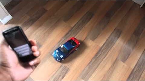 PIC-based bluetooth RC car in action