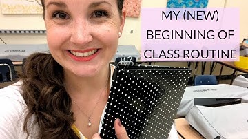 MY NEW! BEGINNING OF CLASS ROUTINE || Elementary Music