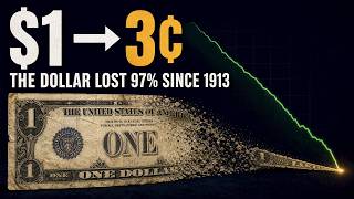 The Dollar Has Lost 97% of Its Value Since 1913 (To Scale)