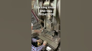 Nhận gia công khuôn đột dập chặt thép #shorts