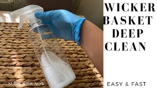 Celebrity HOW TO REMOVE MOULD FROM WICKER BASKETS | HOW TO CLEAN WICKER  BASKETS Net Worth