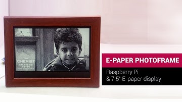 E-ink Digital Photo Frame Using Raspberry Pi