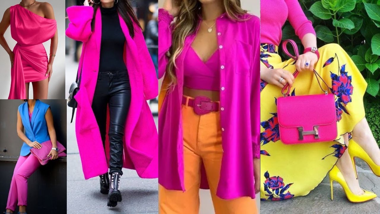 Hot Pink Outfit Ideas 2022, Trendy Pink Color Hot Pink for Summer Outfit ideas
