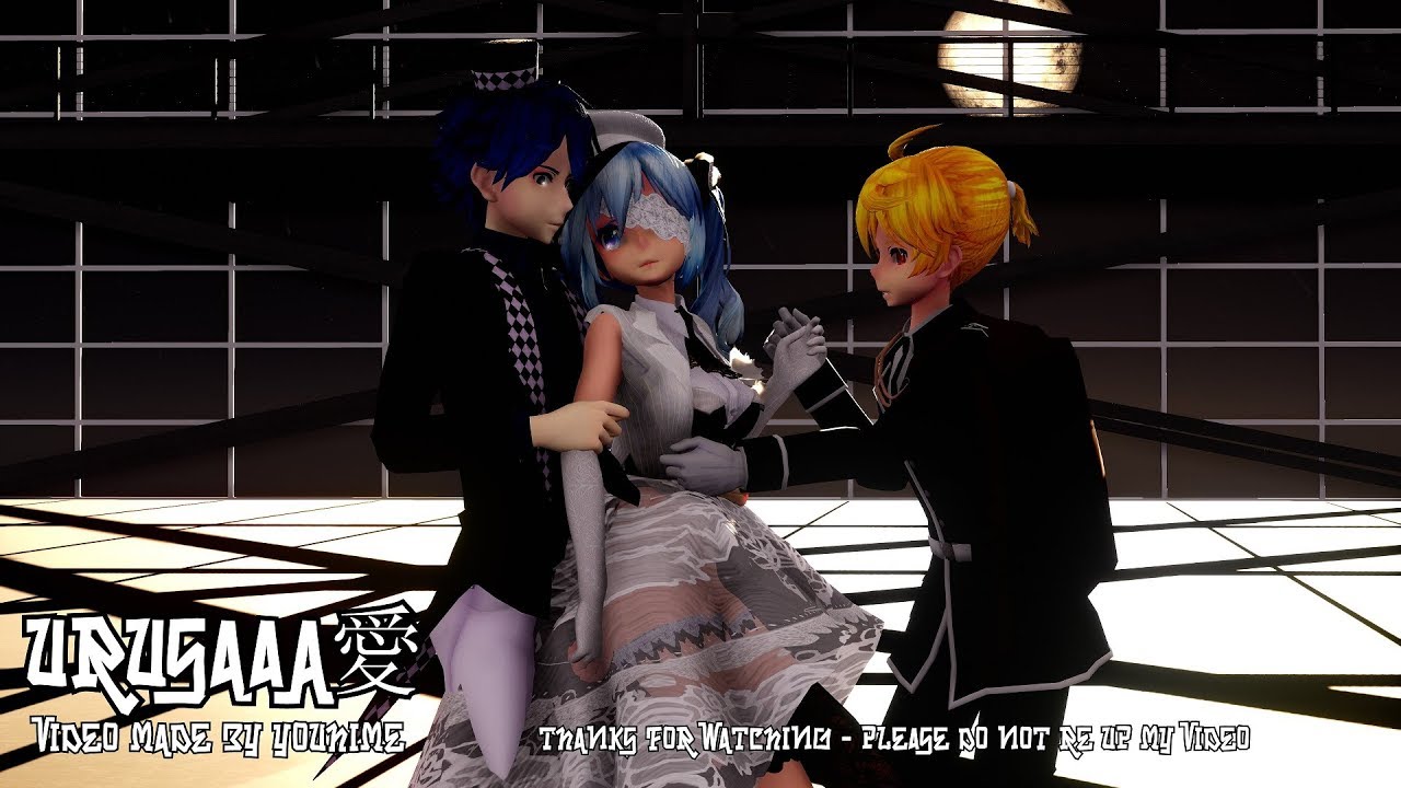 [MMD] URUSaaA愛  -  オリジナル曲 [Miku Len Kaito]