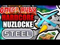 Pokmon omega ruby hardcore nuzlocke  steel types no items no overleveling