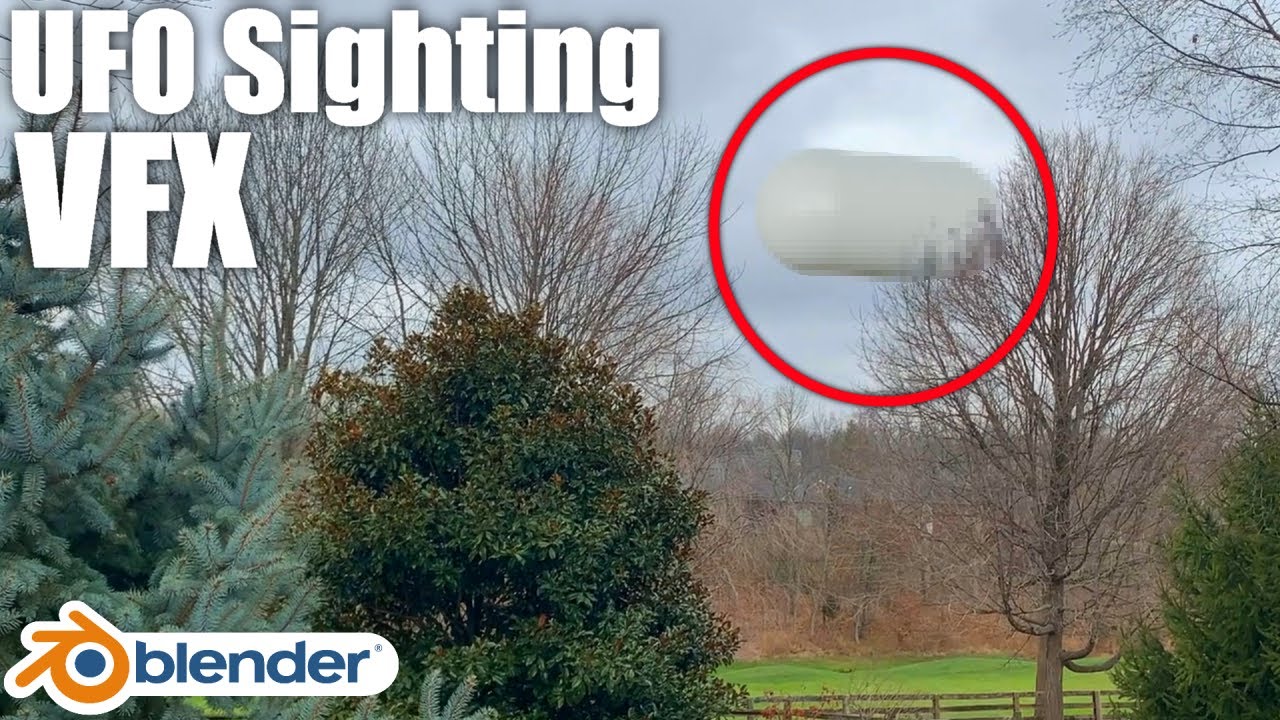 Fake UFO Sighting Blender VFX Tutorial