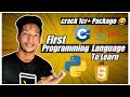 Which Programming Language To Learn First🤔 | Programming language to Crack Tech Giants 🤑