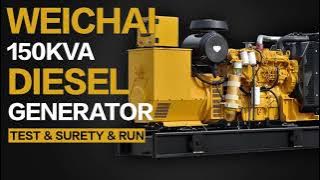 120KW 150KVA WEICHAI × STAMFORD Generator Set | Power Meets Precision
