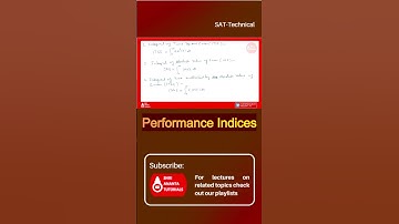 Performance Indices of a Control System #shorts  #controlsystem #electrical