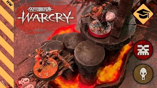 КАК ИГРАТЬ В WARCRY | Обучающий батл репорт | Warhammer Age of Sigmar