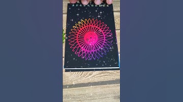 🤗Mesmerizing Spirograph Art | Magical Scratchbook🔮✨ #shorts #spirograph #spirographart #art