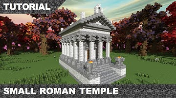 Minecraft Small Roman Temple Tutorial & Download
