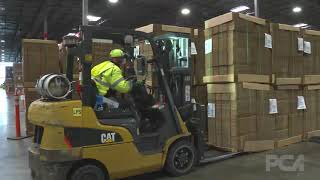 Packaging Corporation of America: Forklift Handling Units Without Pallets
