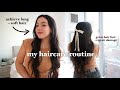 My haircare routine for long  healthy hair grow your hair faster  repair damaged hair