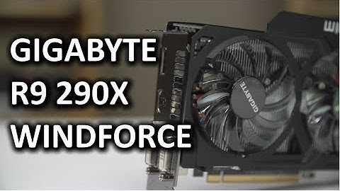 Gigabyte 290X Windforce OC Graphics Card