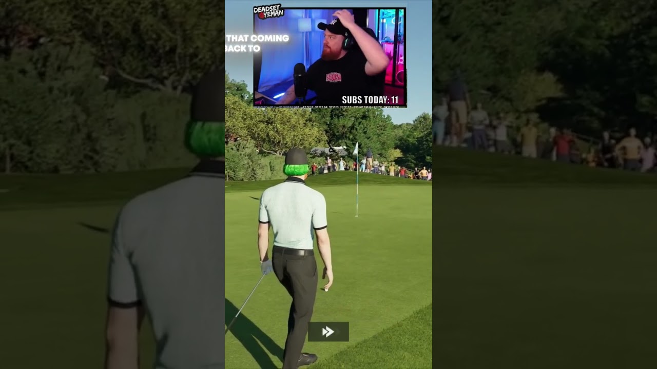 I might actually be the best in the world at Golf 🥵 #pga #2k #gaming #twitch #streamer