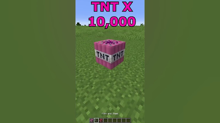 1 TNT Vs 1 Million TNT Minecraft #shorts