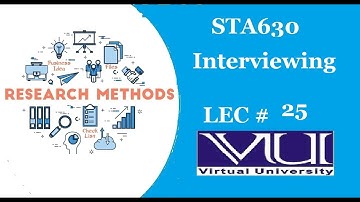 Research Method(STA630| lec# 25 || (URDU) || with easy steps