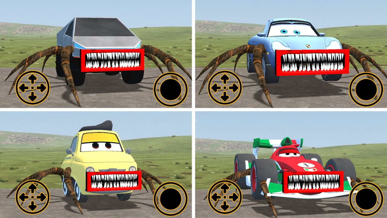 EVERYTHING TURNED INTO MONSTERS: TESLA MONSTER, LUIGI MONSTER, THOMAS TRAIN and GRANNY HOUSE | Gmod!