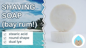 Bay Rum shave soap with dual lye! HTHP / High Temperature Hot Process Soap with VOLCANO FAIL! 😱