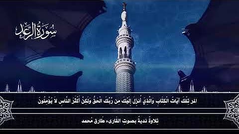 تلاوة طيبة لما تيسر من سورة "الرعد" || القارئ طارق محمد 🖤☘