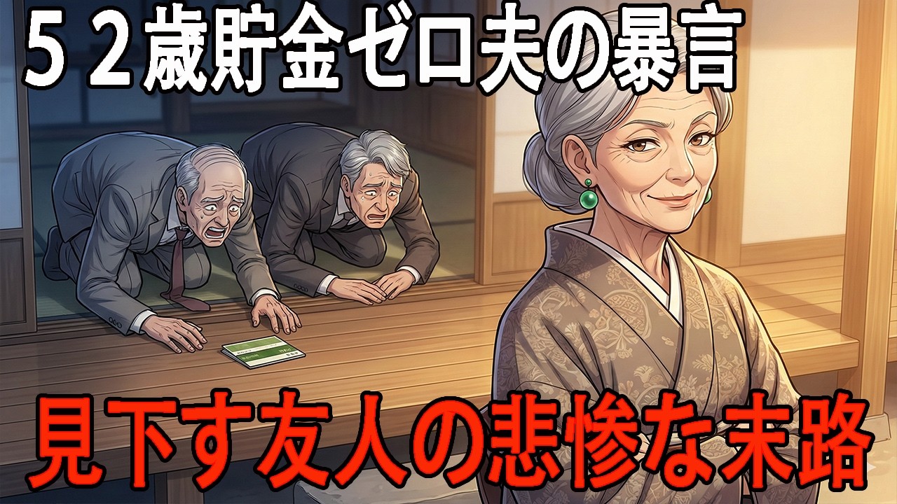 「俺の金で息するな」見下す友人と夫を捨て100万貯金。1年後、立場逆転し土下座された「衝撃の理由」。