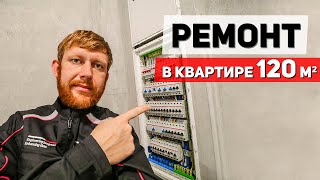 РЕМОНТ огромной квартиры 120 м2 в Москве у ВДНХ видео