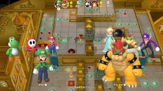 Super Mario Party Partner Party #293 Tantalizing Tower Toys Luigi & Bowser vs Dry Bones & DK