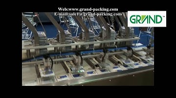 Automatic cartoning for sachet