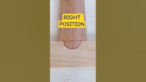 how to??? technique for measuring half-circle wood geometry #woodworking #diy #trending