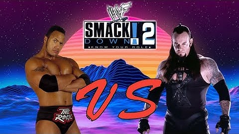 WWF Smackdown 2 Mod Version 1.2 PS1 The Rock Vs The Undertaker